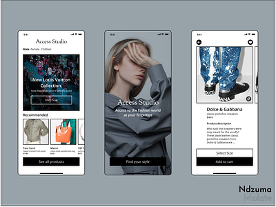 Access Studio - eCommerce Store app design dribbble dribbble best shot ecommerce mobile app design ui ux