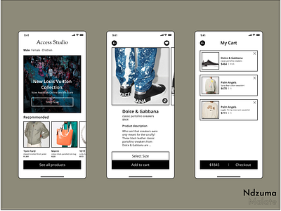 Access Studio - eCommerce Store app design dribbble dribbble best shot ecommerce mobile app design ui ux