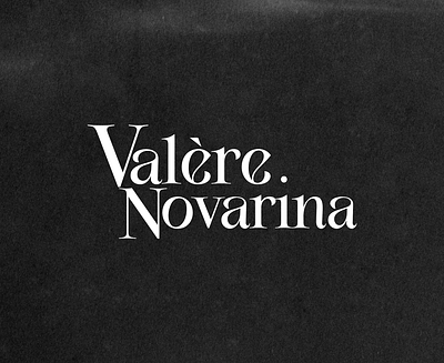 Valère Novarina | Clothing brand | Branding branding design flat graphic design logo typography