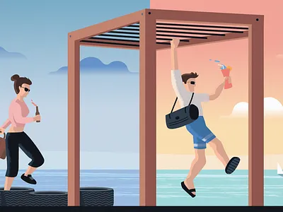 Wall Street Journal Editorial Illustration design editorial editorial illustration illustration travel virgin islands wall street journal