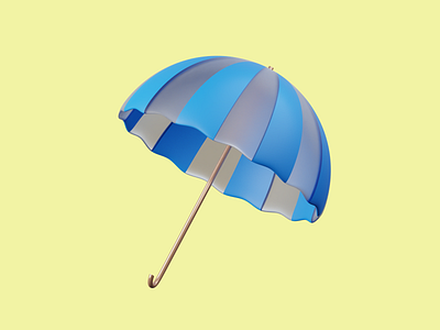 3D Umbrella icon 3d app design branding design graphic design illustration logo motion graphics ui ui design