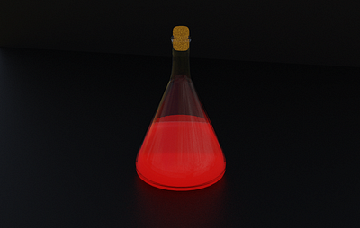 Red Potion 3d 3d 3dartist abstract app blender branding design illustration logo typography ui ux vector