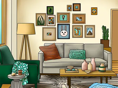 Living Room Design illustration