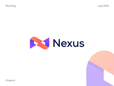 Nexus tech logo design brand identity brandmark design gradient logo icon identity it logo letter logo letter n logo design logo type logomark logos modern logo nexus logo startup logo symbol tech logo technology logo vector