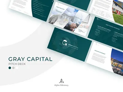 Gray Capital - Pitch Deck Design design pitchdeck presentation