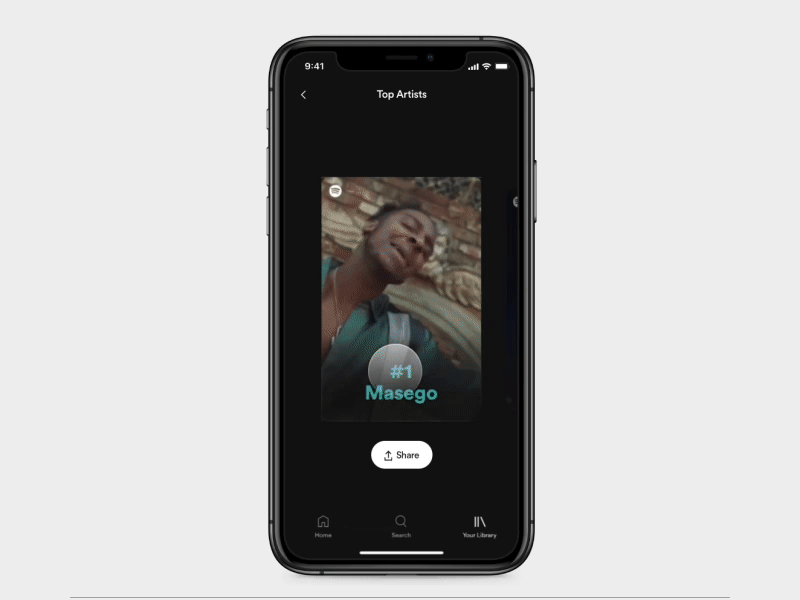 Spotify App design app branding design motion graphics ui ux