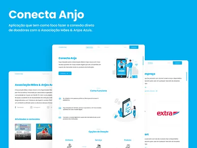 Conecta Anjo design designer project ui uiux ux