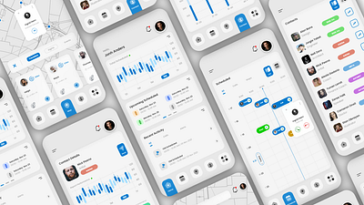 Data Analysis Platform app design ui ux