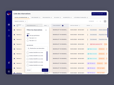 Social accommodation management - Web application - UX / UI accomodation app art direction design direction artistique social ui design ux design web application