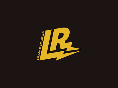 Lean Records 36 challenge daily dailylogo dailylogochallenge day design first frequency graphic design label lean lightning logo logomark music radio records song spiiin