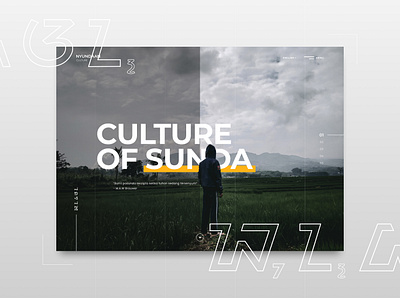 Sundanese culture website branding ui