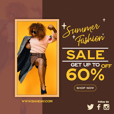 Summer Fashion Sale affinityphoto design digital collage discount illustration ins instagram sale sale banner