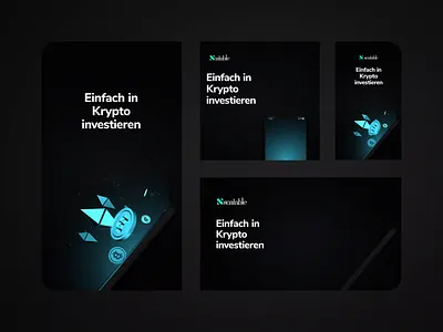 Social and display ads 3d animation crypto display ads scalable capital social