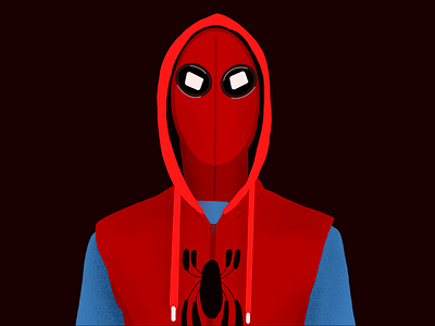 Spidey Homecoming Illustration apple draw illustration procreate spidey