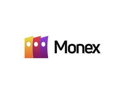 Monex - M Letter Logomark Design bank banking brand identity branding cash in cash out cashback coin ebanking finance fund logomark logotype m letter mfs mobile banking money money transfer payment send money