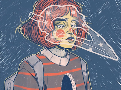 #DTIYS 01 animation challenge comic comic art ill illustration lineart portrait