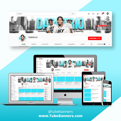 Vlog Channel Art for YouTube banner banners channel art design youtube youtube cover