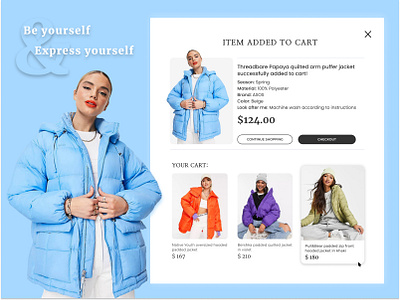 Daily ui challenge 058 (Shopping cart) branding daily 100 challenge daily ui daily ui 058 daily ui 58 daily ui challenge 058 design fashion illustration photoshop shopping cart store style ui