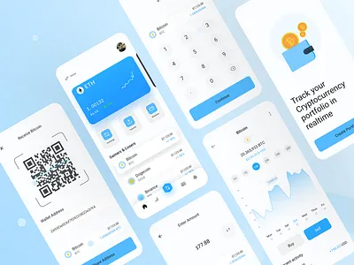 Cryptocurrency wallet app design crypto exchange app crypto trading app concept cryptocurrency app cryptocurrency app design cryptocurrency mobile app cryptocurrency wallet cryptocurrency wallet app design easy crypto app concept ios app mobile app mobile banking app ui ux