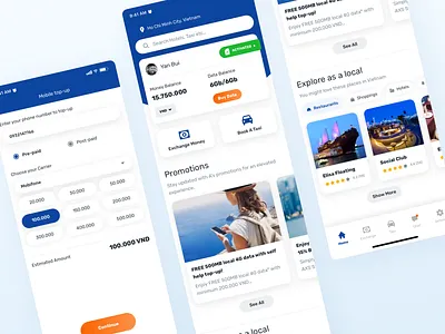 Travel App 100daychallenge app application balance card challenge clean concept design icon set number technology top up travel travel app ui ux visit