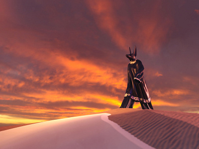 EGYPT 3D ANUBIS 3d anubis blender branding desert egypt fashion gods mode urban winter