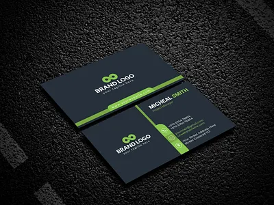 Modern Corporate Business Card Template Design 3d animation branding business card corporate business card deisgn design free graphic design logo mockup modern business card design motion graphics photoshop template template design ui visiting card design