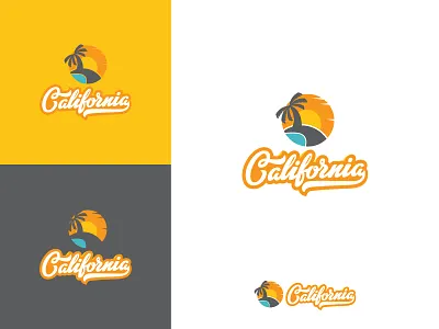 California Logo beach brand identity branding cali california design golden get bridge illustration logo logoinspirations modern logo ocean san diego san francisco sea summer ux vector vocation west coast