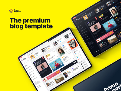 News and Blogging Web Template agency blog dasboard design figma latest news news ui kit web website