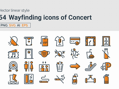 50+ Wayfinding Concert Free Vector Icons ai art concert design designs free freebie graphics ico icon icone icones iconos icons vector wayfinding