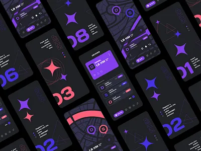 GPS app black gps ios mobile stars tracker