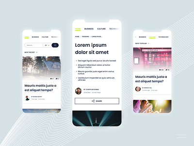 Daily UI #94: News article page breadcrumbs daily ui 94 dailyui dailyuichallenge dark blue day 94 flat design header navigation journalism lime green minimalist mobile design news app news article summary topbar ui uiux uxui