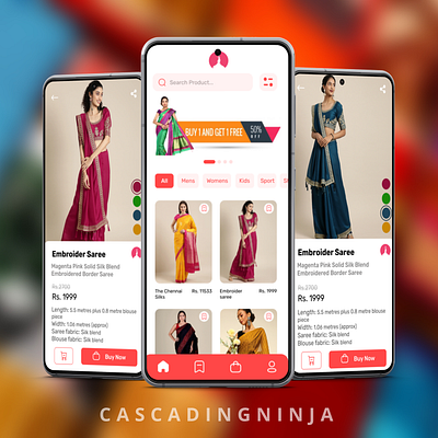 E- Commerce App UI Design branding design illustration ui ui design uiux designer uiuxdesign ux
