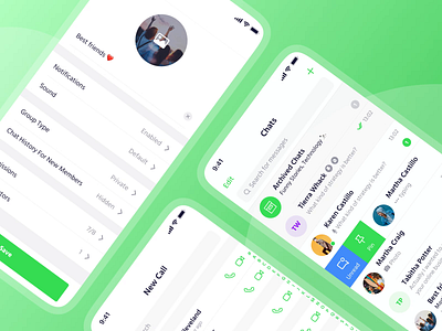 Messaging app animation app app design black chat chat app chatbot chatting edit profile interaction design ios message app messaging messenger profile social social app theme ui ux