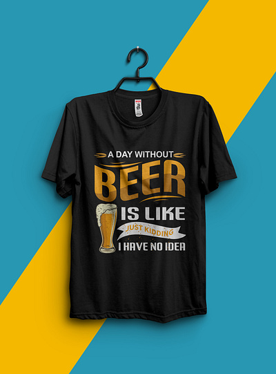 BEER T-Shirt Design. beert shirt branding business business t shirt color t shirt design graphic design logo modern t shirt presentation special t shirt t shirt t shirts travel t shirt vector