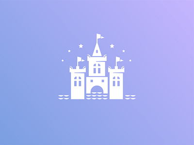 Castle castle disneyland fairy illustration logo logodesign logotype logotypedesign magic