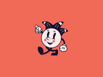 KROK cartoon logo logodesign logotype logotypedesign mascot retro