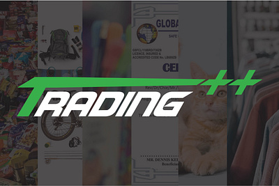 Trading + + logo typography