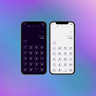 Calculator calculator challenge1 dailyui design designchallenge mobiledesign ui ux webdesign