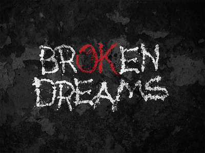 brOKen dream design digitallettering handmade handwriting hanoi illustration logo rawtype type typography vietnam