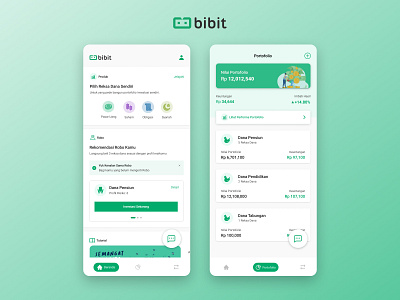 Bibit - Redesign 2021 android bibit bond clean design league season 1 dlweek3 figma fund investment investor ios minimalism mutual funds portfolio redesign stock ui uiux ux