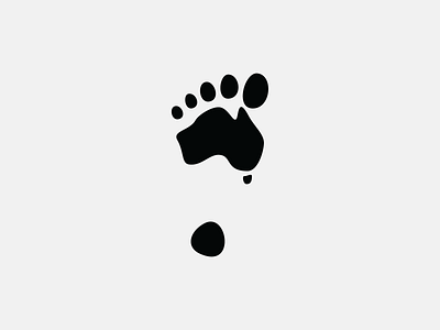 australia explore australia beach black branding design explore foot foot step hiking icon logo map natural nature negative space sea simple tourism travel walk