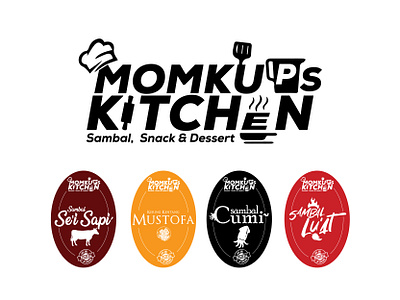 MOMUPS KITCHEN logo & packaging