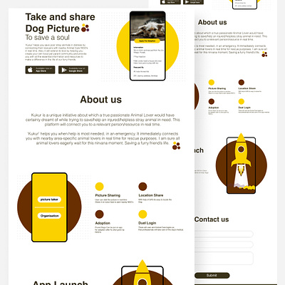 Web UI design dog based ui ui uiux ux webdesign website website design