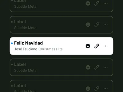 Music App – Track List Item android app audiobook component data design system ios music podcast song track ui