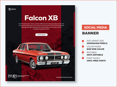 Falcon XB - Social Media Banner Template car ad banner design car banner car banner background car banner design car games falcon banner falcon xb social media banner social media banner design social media banner design ideas social media banner design size social media banner pack free social media banner template social media posts and banners