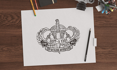 Hand drawn logo for your business branding custom logo design hand drawn logo handdrawn logo illustration logo ui vector