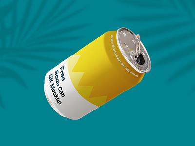 Free Soda Can 5K Mockups (6 Scenes) 3d c4d cinema4d free free mockup free packaging mockup packaging product render soda can