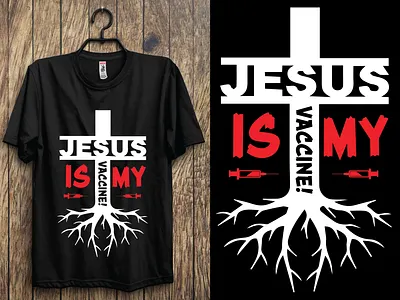 Jesus is my vaccine! Jesus t-shirt design. typography christian design