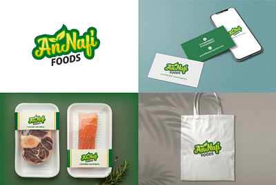 AnNafi Food Logo Design branding design food logo logo typography urban vector