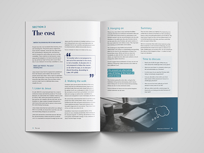 Double page spread for booklet book design booklet design double page spread print design typesetting typography